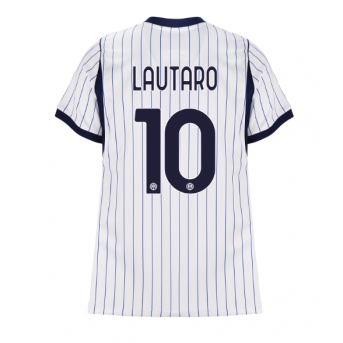 Inter Milan Lautaro Martinez #10 Maglia Gara Trasferta Repliche 2026-27 Donna Maniche Corte